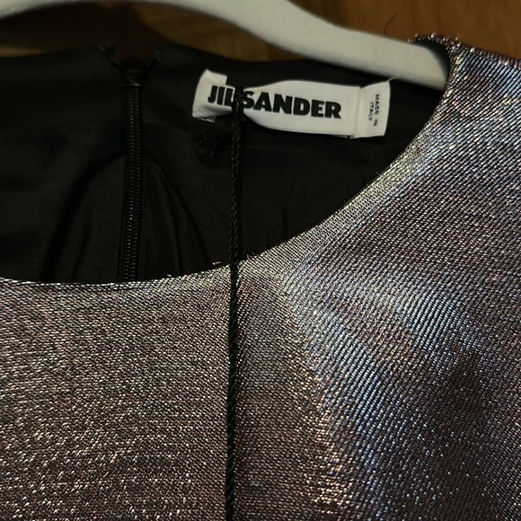 Jil Sander Archive Runway Barbie Pink Metallic Dress NWT - Picture 4 of 7